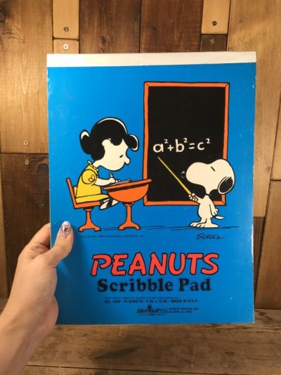 画像3: Peanuts Snoopy Scribble Pad　スヌーピー　ビンテージ　スケッチブック　ピーナッツ　ノートブック　70年代