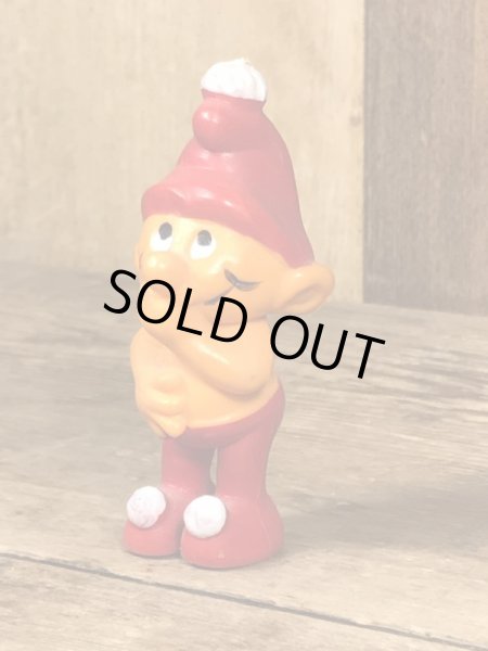 スマーフみたいなグノームファミリーの70年代ビンテージPVCフィギュア