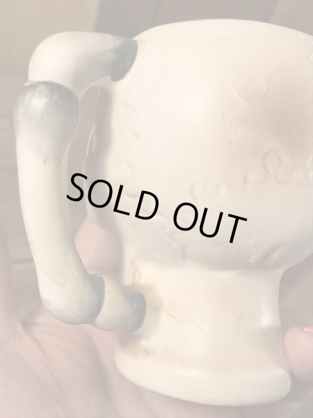 メイドインジャパン製のスカルの50年代ビンテージソルト＆ペッパー