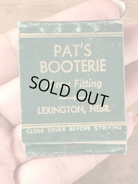 シューズメーカーで有名なフローシャイムの40〜50年代ビンテージブックマッチ