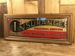アメリカの生命保険「Insurance」の70年代ビンテージパブミラー