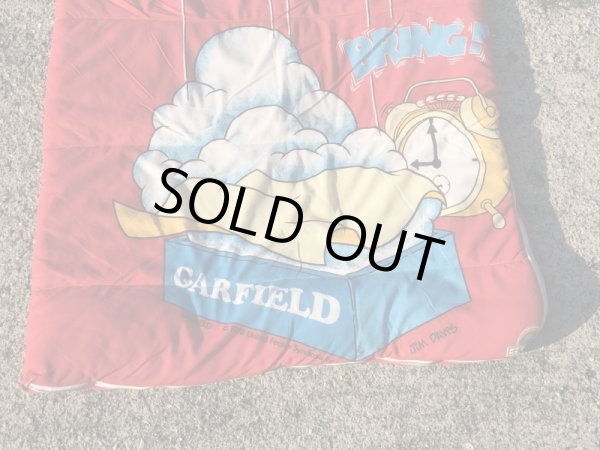 ガーフィールドの布製の80年代ビンテージスリーピングバッグ