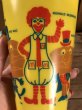マクドナルドキャラクターが描かれている70年代ビンテージプラスチックカップ