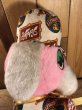 シュリッツビールの総柄の服を着た犬の70年代ビンテージプラッシュドール
