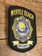 アメリカのMyrtle Beach Fire Resqueの80’sヴィンテージ刺繡パッチ