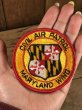 アメリカメリーランド州の民間航空パトロールの70〜80年代ビンテージ刺繡ワッペン