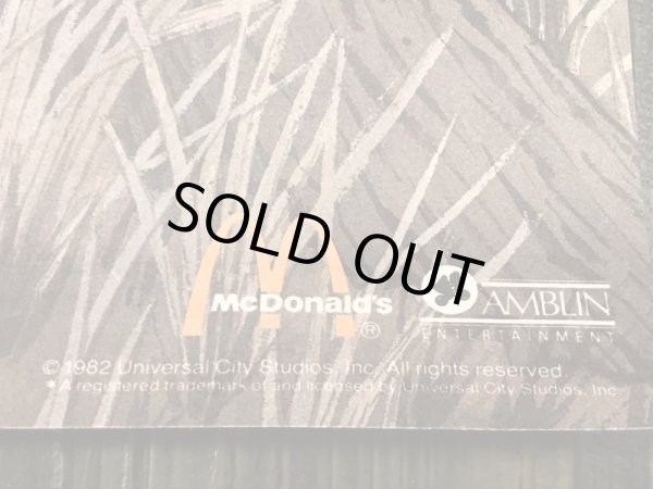 アメリカのマクドナルドで配布されたイーティーの80年代ビンテージポスター