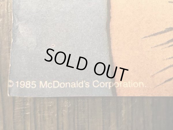 アメリカのマクドナルドから配布されたE.T.の80'sヴィンテージポスター