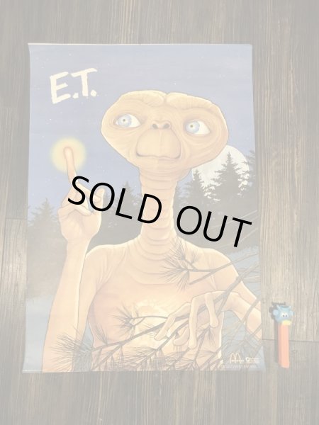 アメリカのマクドナルドから配布されたE.T.の80'sヴィンテージポスター