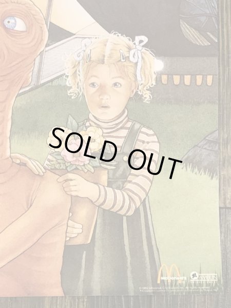 アメリカのマクドナルドで配布されたイーティーの80年代ビンテージポスター