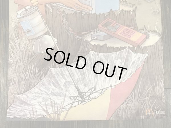 アメリカのマクドナルドで配布されたイーティーの80年代ビンテージポスター