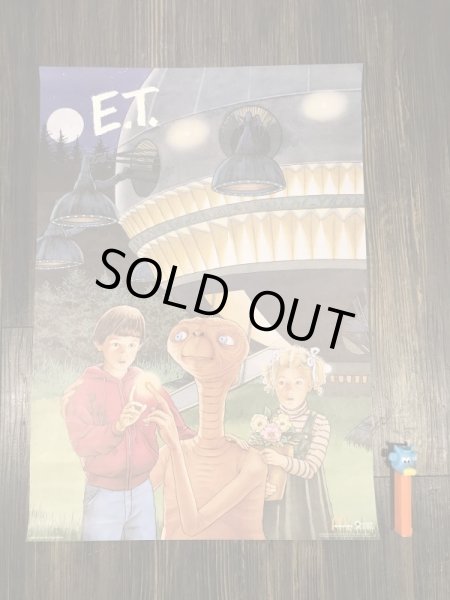 アメリカのマクドナルドで配布されたE.T.の80’sヴィンテージポスター