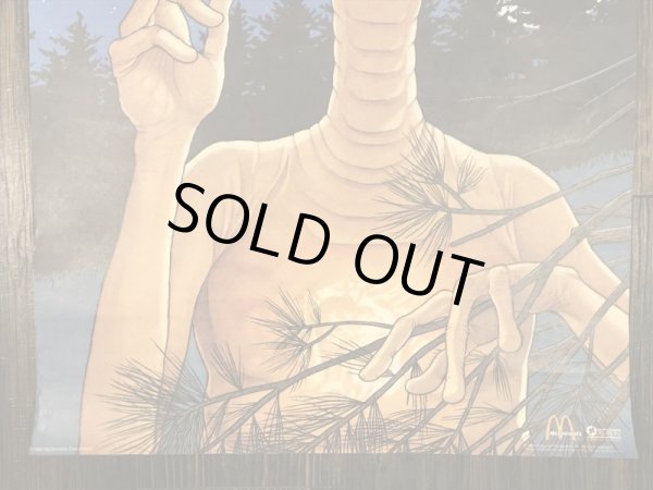 アメリカのマクドナルドから配布されたイーティーの80年代ビンテージポスター