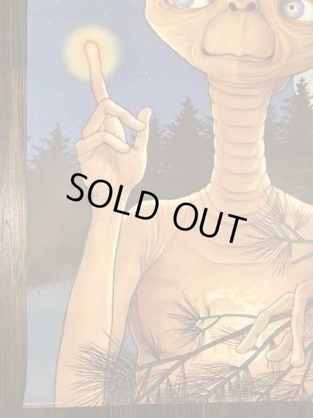 アメリカのマクドナルドから配布されたE.T.の80'sヴィンテージポスター