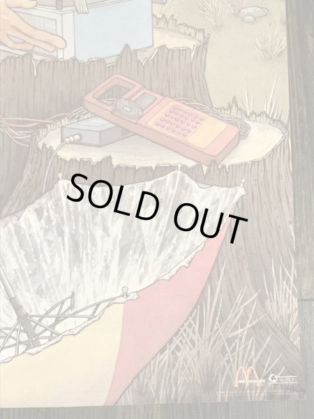 アメリカのマクドナルドで配布されたイーティーの80年代ビンテージポスター