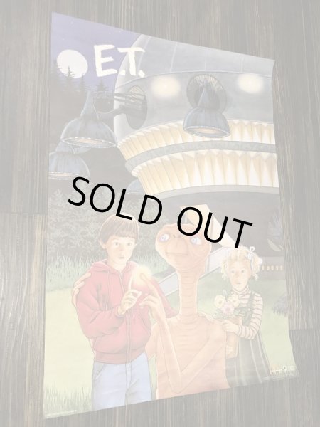 アメリカのマクドナルドで配布されたE.T.の80’sヴィンテージポスター