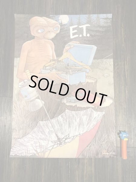 アメリカのマクドナルドで配布されたE.T.の80’sヴィンテージポスター