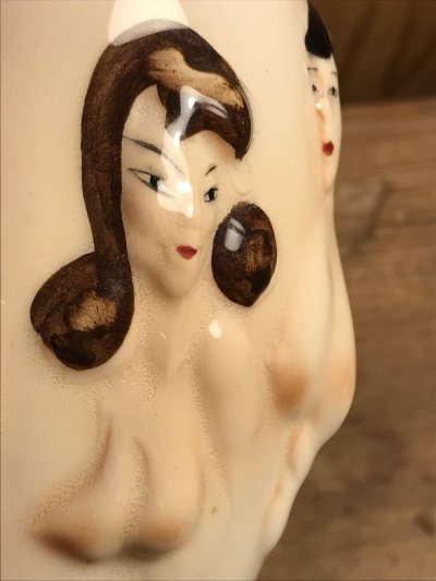 画像1: Nude Boob Women Ceramic Mug　ヌード　ビンテージ　マグカップ　おっぱい　MADE IN JAPAN　50〜60年代