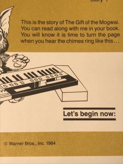 画像1: Gremlin Picture Book with Record “Story 1”　グレムリン　ビンテージ　レコード　絵本　80年代