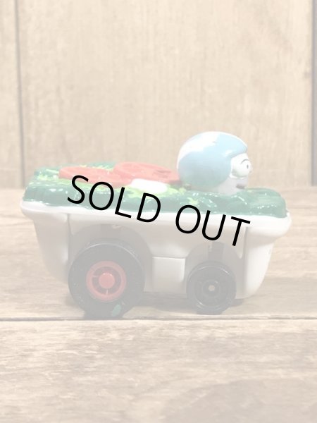 Wendy'sのサラダの90’sヴィンテージプルバックカートイ