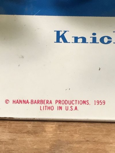 画像1: Knickerbocker Huckleberry Hound Spinning Target　ハンナバーベラ　ビンテージ　的当てゲーム　ハックルベリー　50年代