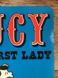 ピーナッツキャラクターのルーシーの60〜70年代ビンテージポストカード