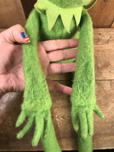 画像1: Fisher Price Kermit The Frog Plush Doll　カーミット　ビンテージ　プラッシュドール　マペッツ　70年代