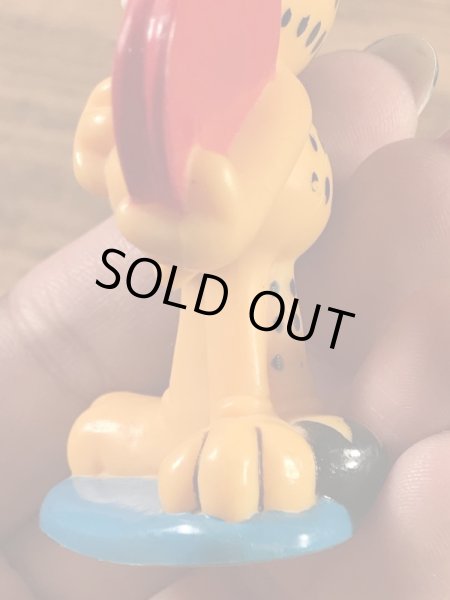 ガーフィールドのバレンタインの90年代ビンテージPVCフィギュア