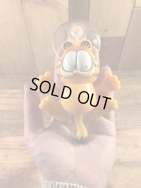 ガーフィールドの吸盤を引っ張ると手足が動く90’sヴィンテージトイ