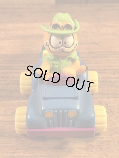 ガーフィールドが四駆に乗った80’sヴィンテージPVCフィギュア