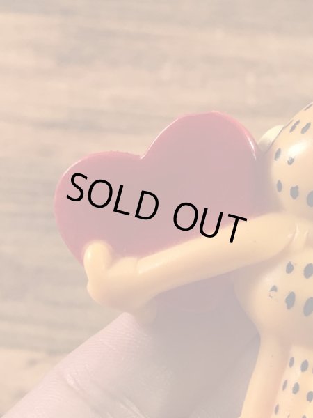 ガーフィールドのバレンタインの90年代ビンテージPVCフィギュア