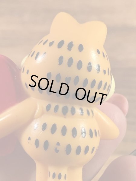 ガーフィールドのバレンタインの90年代ビンテージPVCフィギュア