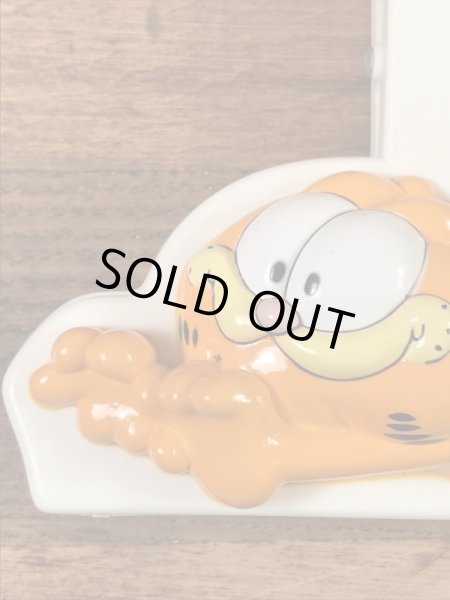 ガーフィールドのプラスチック製の80年代ビンテージペッパークリップ