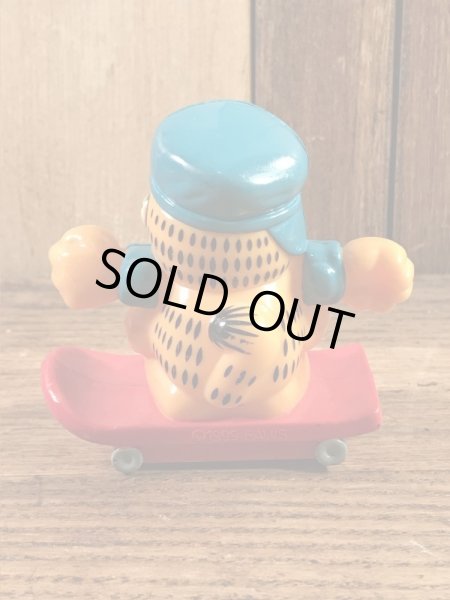 ガーフィールドのスケボーの90年代ビンテージフィギュア