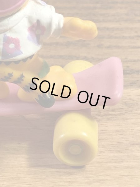 ガーフィールドがスケートボードに乗った80’sヴィンテージPVCフィギュア