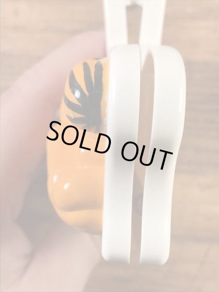 ガーフィールドのプラスチック製の80年代ビンテージペッパークリップ