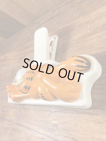 ガーフィールドのプラスチック製の80’sヴィンテージクリップ