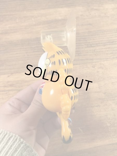 ガーフィールドの吸盤を引っ張ると手足が動く90’sヴィンテージトイ