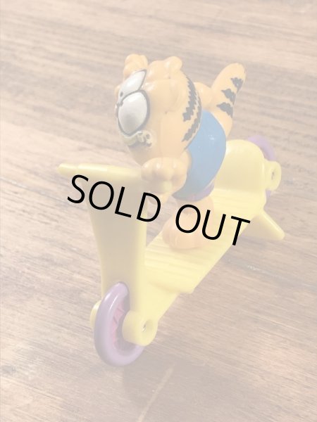 ガーフィールドがスクーターに乗った80’sヴィンテージPVCフィギュア