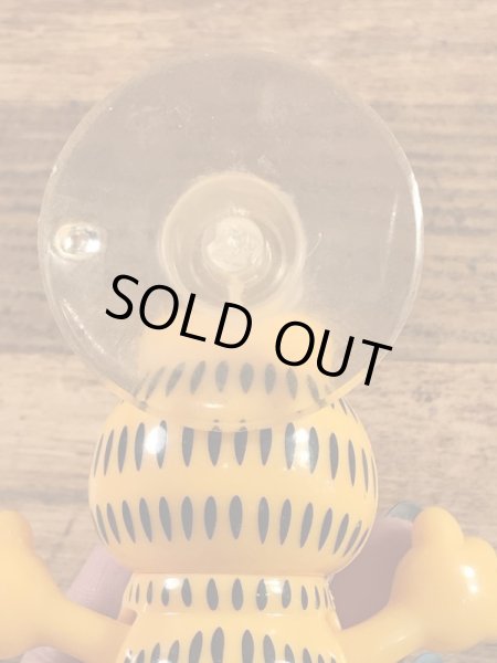 ガーフィールドの吸盤を引っ張ると手足が動く90’sヴィンテージトイ