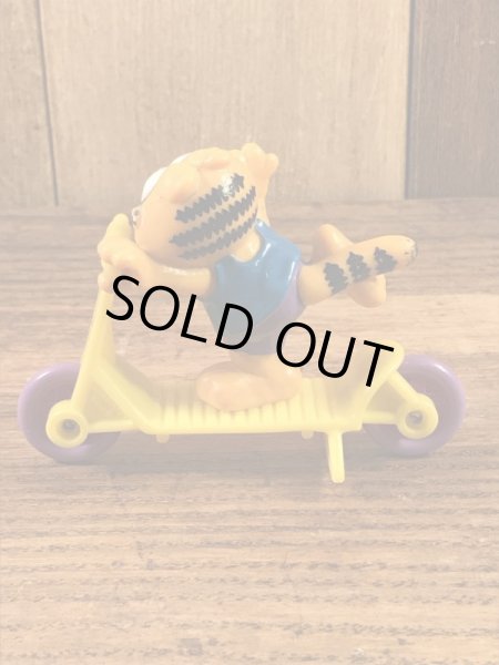 ガーフィールドがスクーターに乗った80’sヴィンテージPVCフィギュア