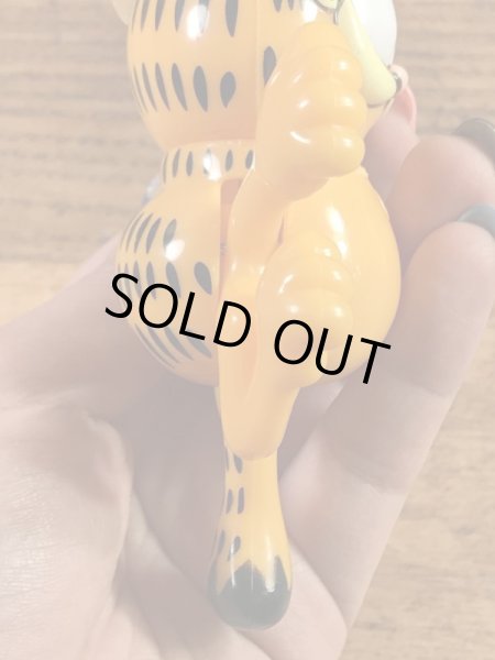 ガーフィールドの吸盤を引っ張ると手足が動く90’sヴィンテージトイ