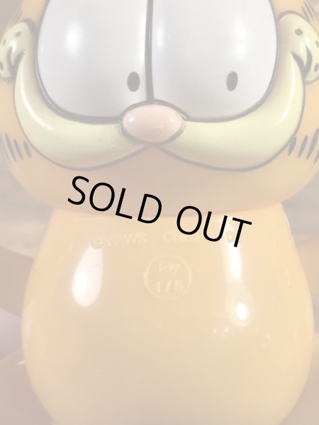 ガーフィールドの吸盤を引っ張ると手足が動く90’sヴィンテージトイ