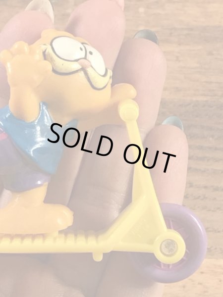 ガーフィールドがスクーターに乗った80’sヴィンテージPVCフィギュア