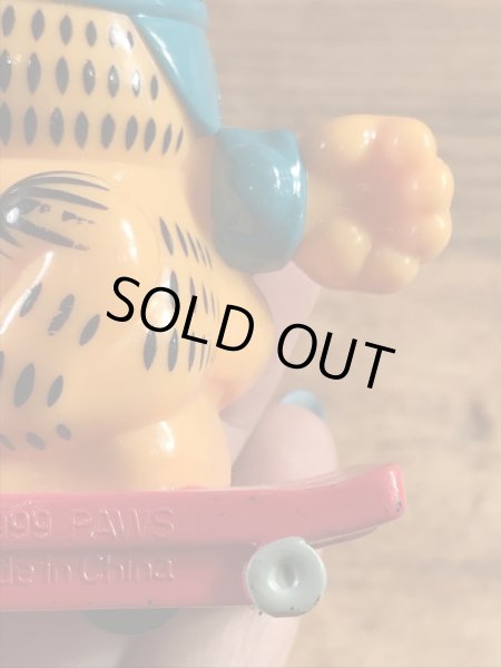 ガーフィールドのスケボーの90年代ビンテージフィギュア