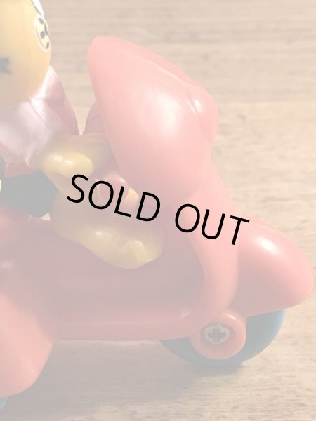 ガーフィールドがサイドカー付きバイクに乗った80’sヴィンテージPVCフィギュア