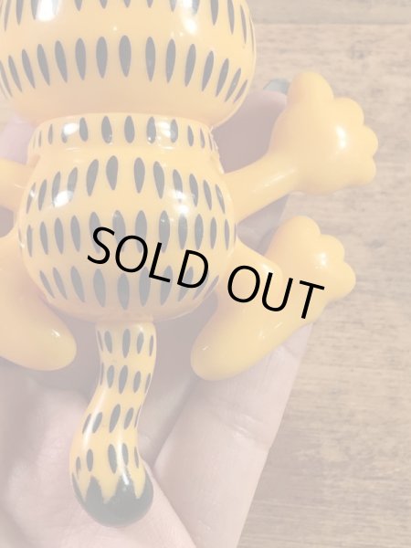 ガーフィールドの吸盤を引っ張ると手足が動く90’sヴィンテージトイ