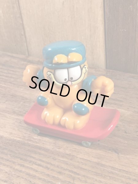 ガーフィールドのスケボーの90年代ビンテージフィギュア