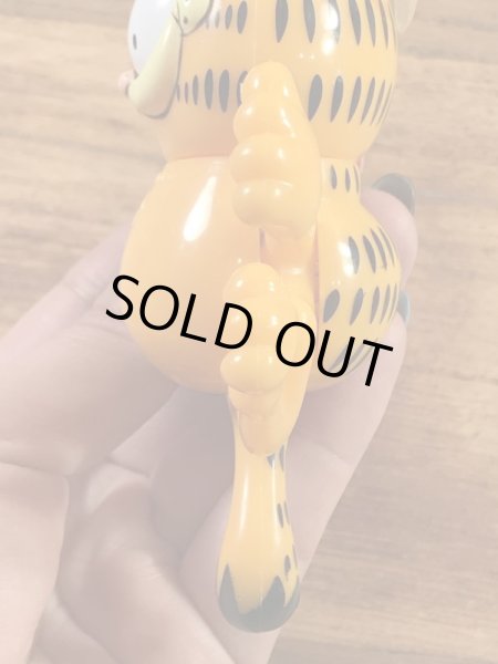 ガーフィールドの吸盤を引っ張ると手足が動く90’sヴィンテージトイ