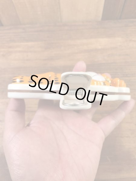 ガーフィールドのプラスチック製の80年代ビンテージペッパークリップ